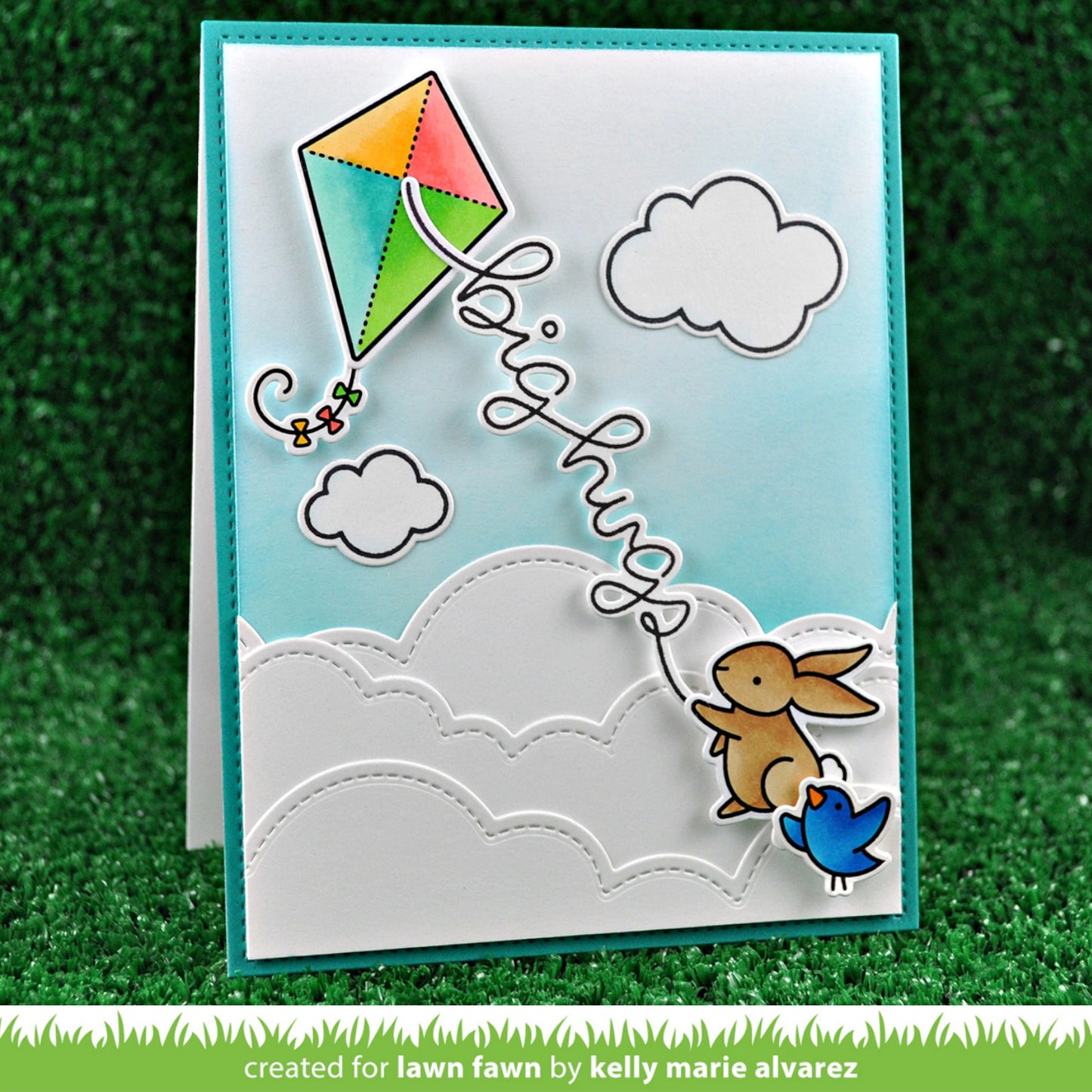 Lawn Fawn - Lawn Cuts - Big Scripty Words Custom Craft Die