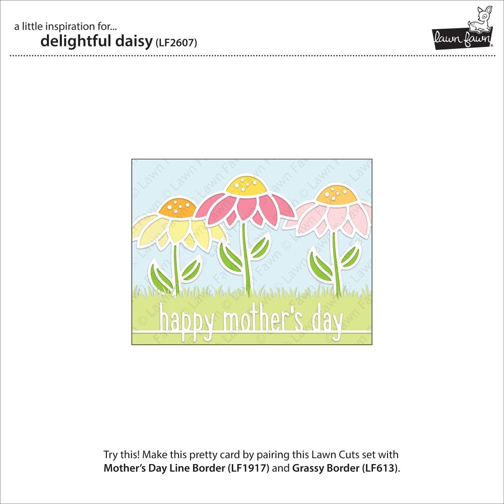 Lawn Fawn Custom Craft Dies - Delightful Daisy