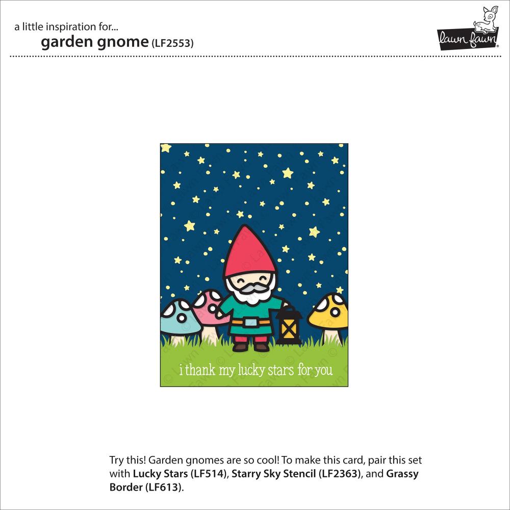 Lawn Fawn Custom Craft Dies - Garden Gnome
