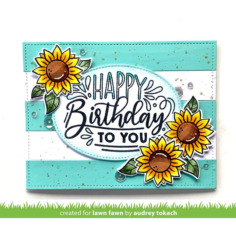 Lawn Fawn Custom Craft Dies - Simple Stripes - Landscape