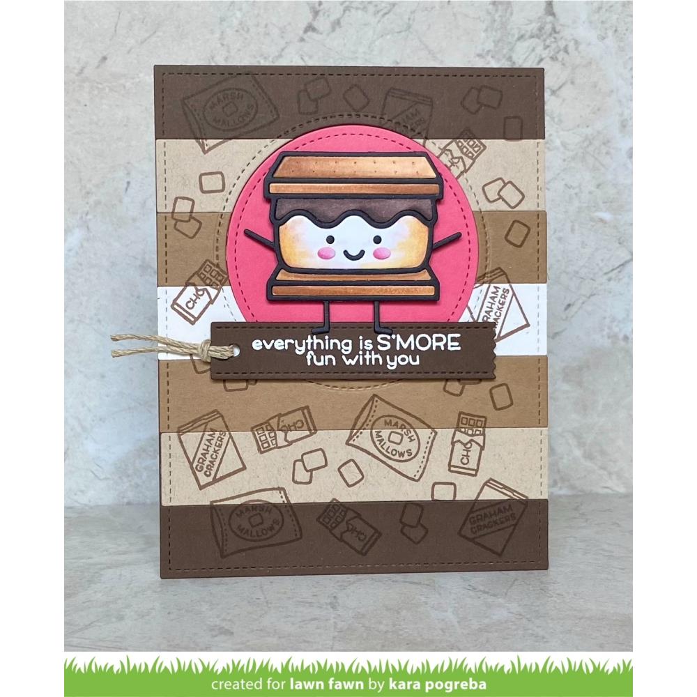 Lawn Fawn Custom Craft Dies - Simple Stripes - Portrait