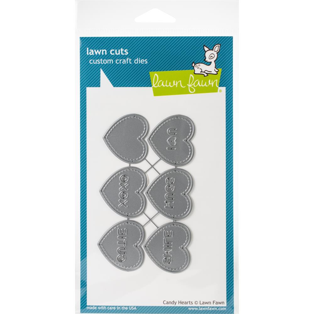 Lawn Fawn Custom Craft Dies - Candy Hearts