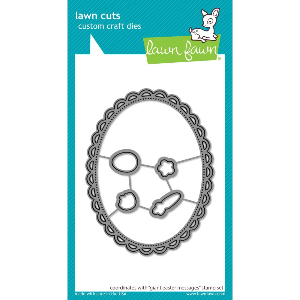 Lawn Fawn Clear Stamps - Giant Easter Messages