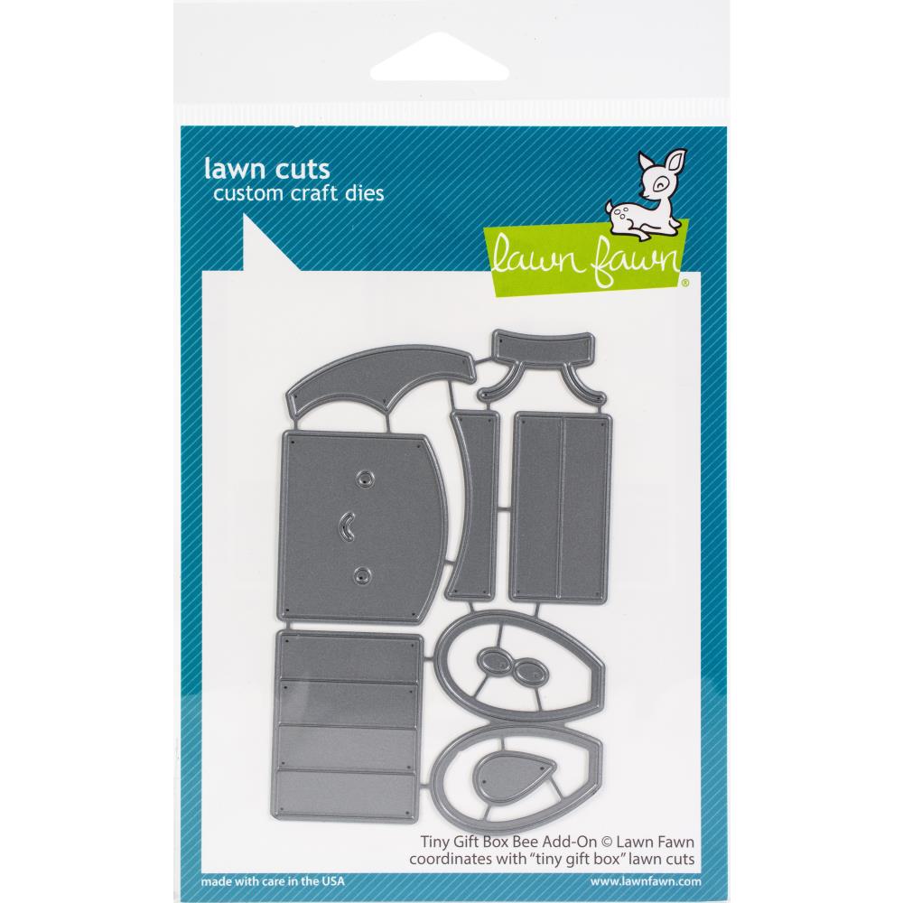 Lawn Cuts Custom Craft Dies - Tiny Gift Box Bee Add-On