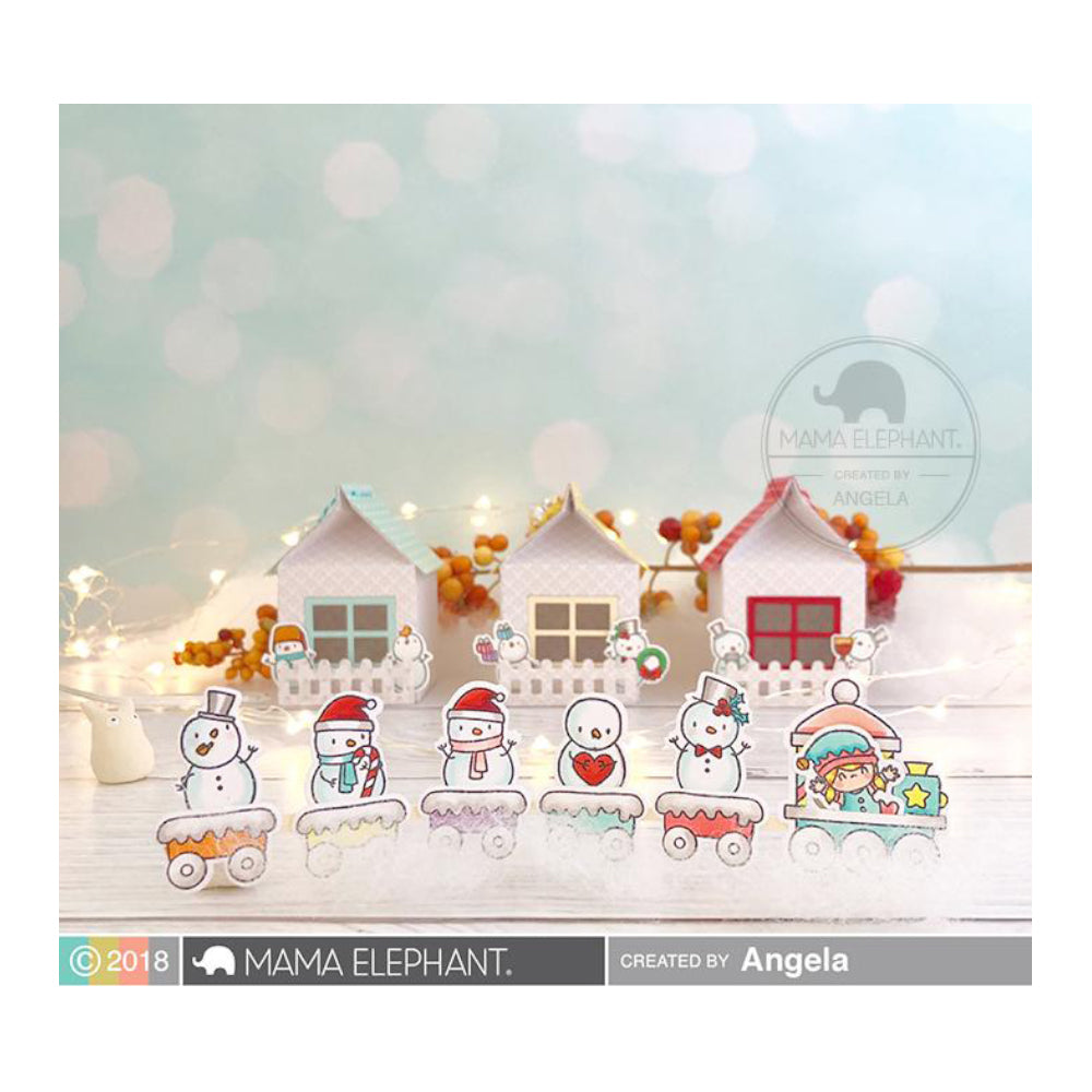 Mama Elephant - Stamp & Die Set - Little Snowmen Agenda