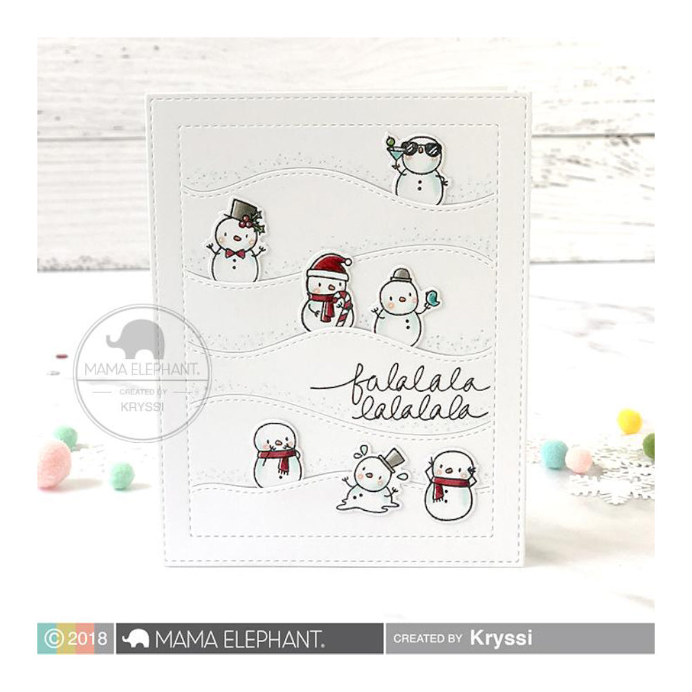 Mama Elephant - Stamp & Die Set - Little Snowmen Agenda