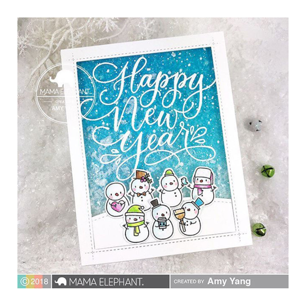 Mama Elephant - Stamp & Die Set - Little Snowmen Agenda