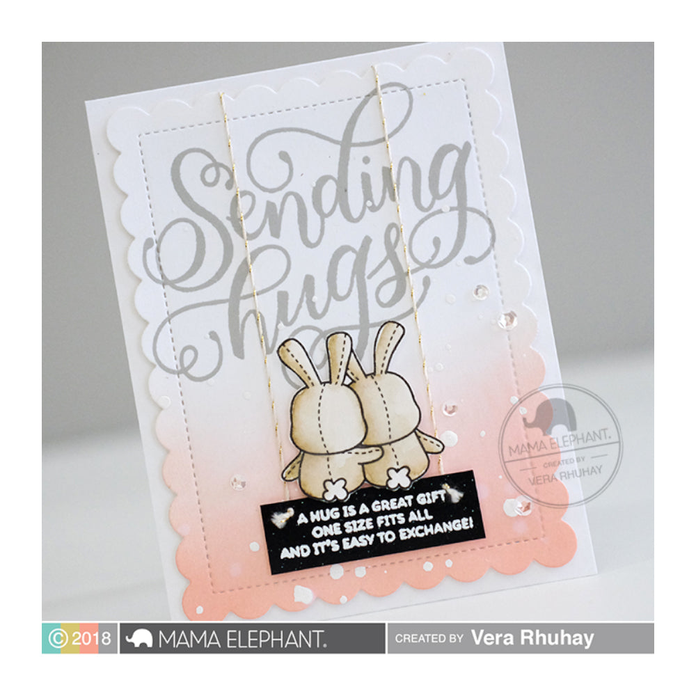 Mama Elephant - Stamp - Sending Hugs