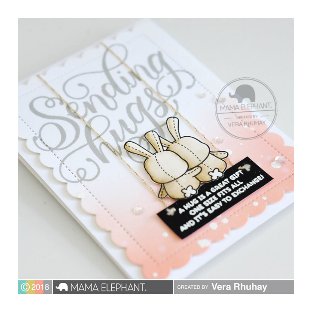 Mama Elephant - Stamp - Sending Hugs