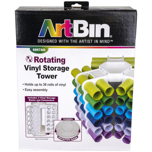 ArtBin Rotating Vinyl Roll Storage Tower