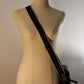 Bag Strap - Black Cream Edge