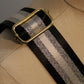 Bag Strap - Black/Silver/Gray