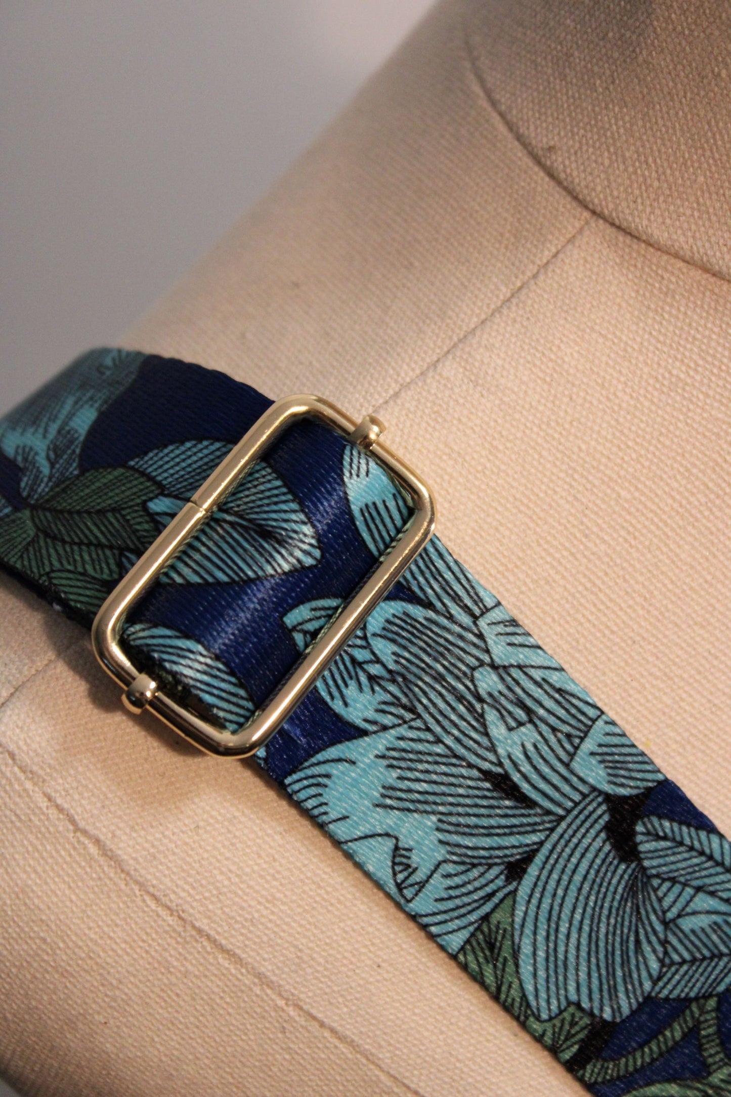 Bag Strap -  Blue Floral