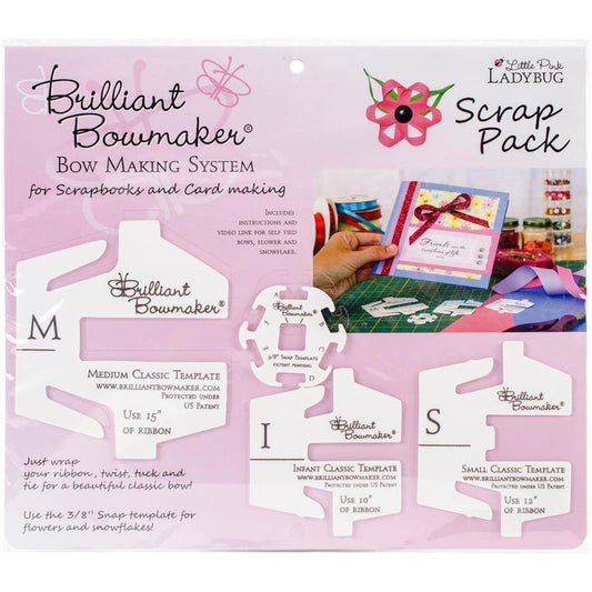 Little Pink Ladybug Brilliant Bowmaker - Scrap Pack