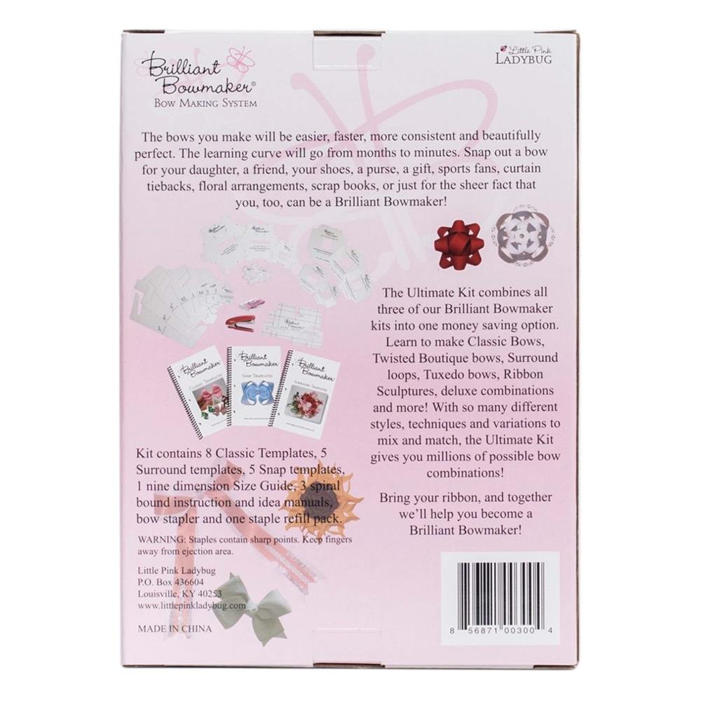 Little Pink Ladybug Brilliant Bowmaker - Ultimate Kit