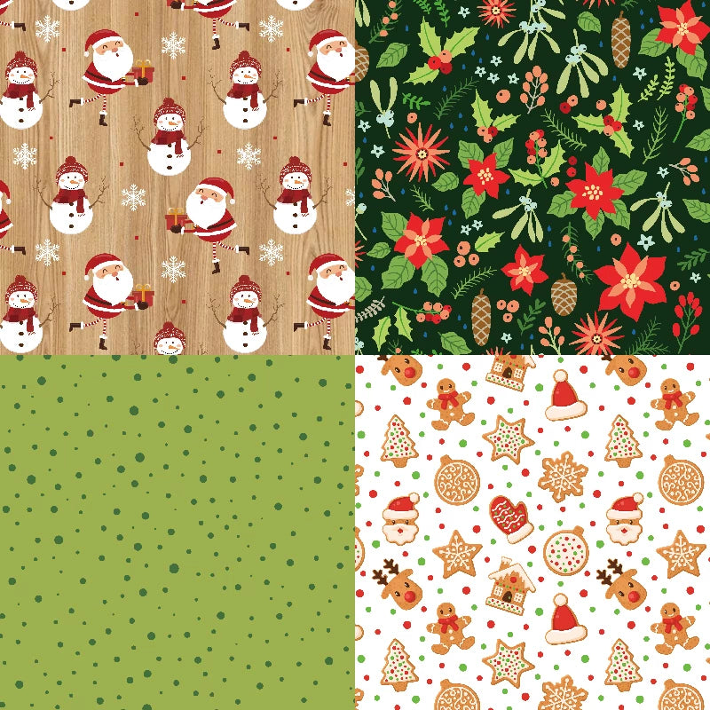 Paperstock 6" x 6" 24 pages - "Merry Christmas" Theme