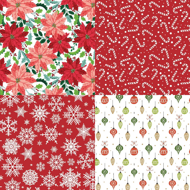 Paperstock 6" x 6" 24 pages - "Merry Christmas" Theme