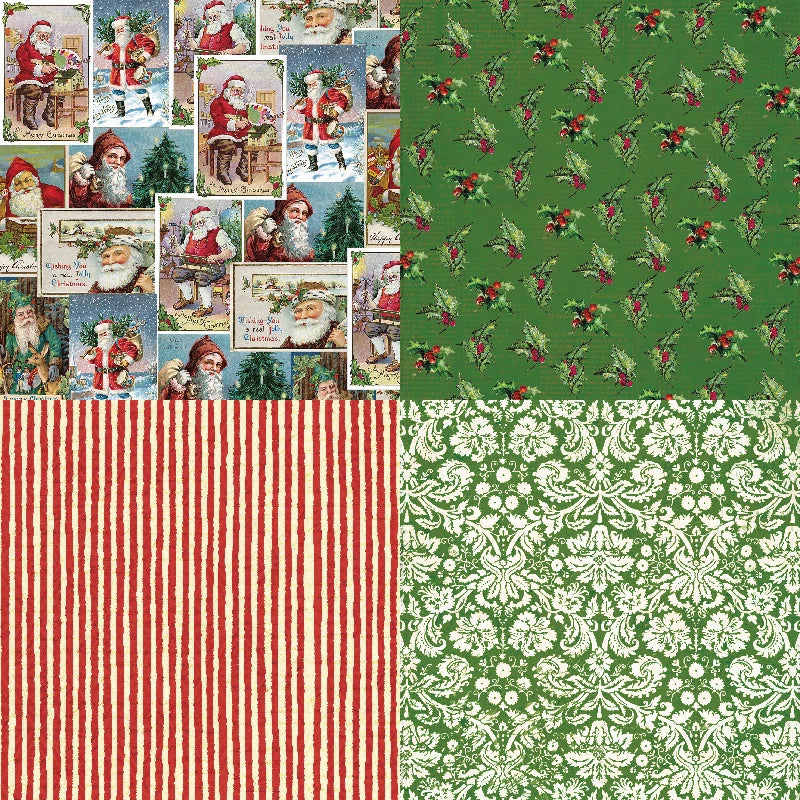 Paperstock 6" x 6" 24 pages - Christmas "Season" Theme