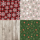 Paperstock 6" x 6" 24 pages - Christmas "Merry" Theme