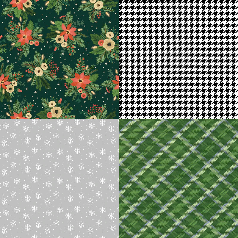 Paperstock 6" x 6" 24 pages - Christmas "Merry" Theme