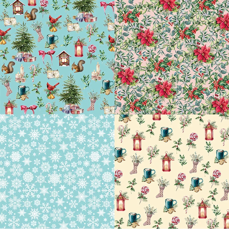 Paperstock 6" x 6" 24 pages - "Christmas" Theme