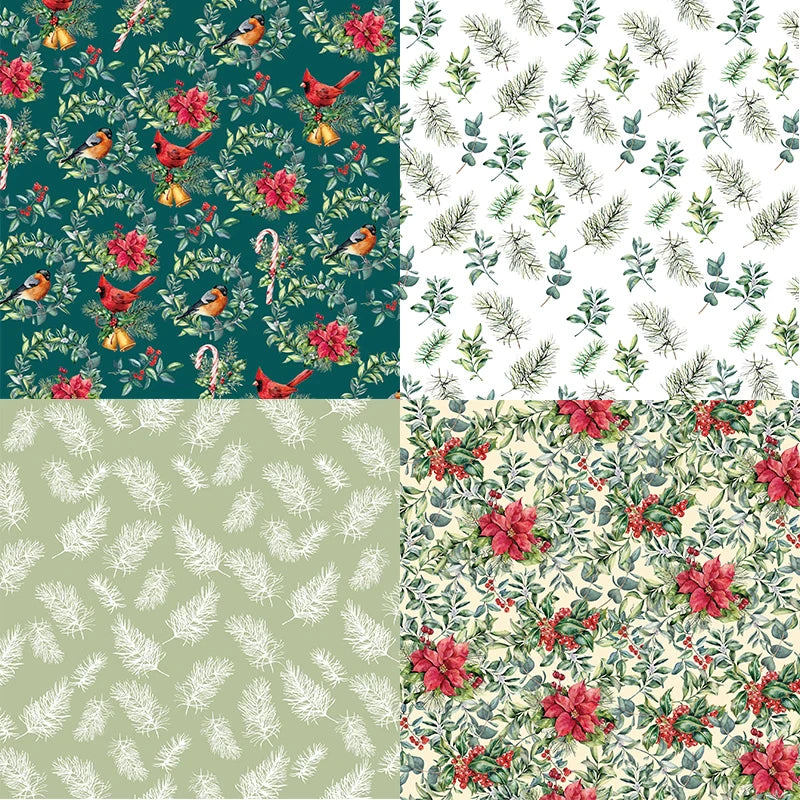 Paperstock 6" x 6" 24 pages - "Christmas" Theme