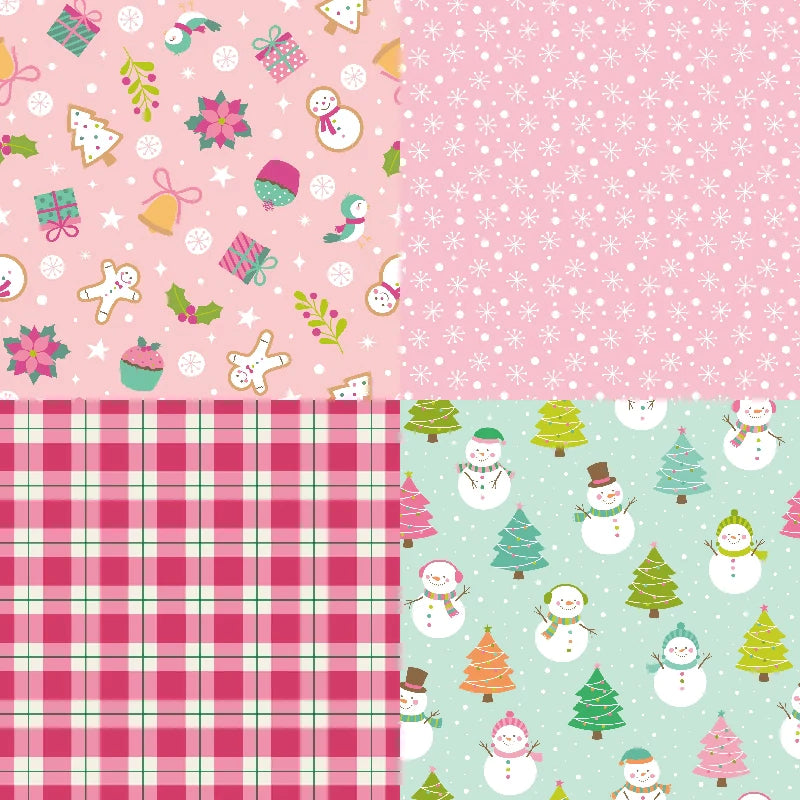 Paperstock 6" x 6" 24 pages - "Feelin Merry" Theme