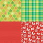 Paperstock 6" x 6" 24 pages - "Feelin Merry" Theme