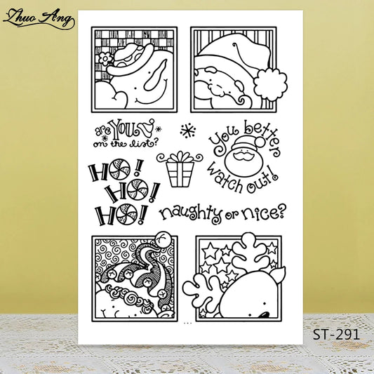 Christmas Clear Silicone Stamps - Cute Sayings