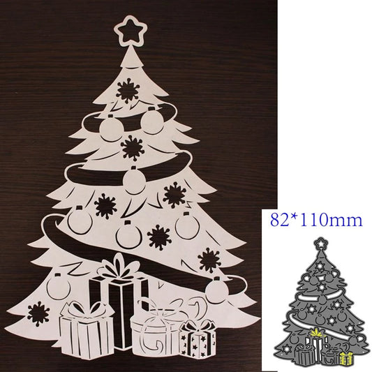 Christmas Craft Die - Tree With Gifts