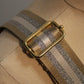 Bag Strap -  Cream/Silver/Ivory