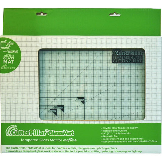 Cutterpillar Glo Tempered Glass Cutting Mat