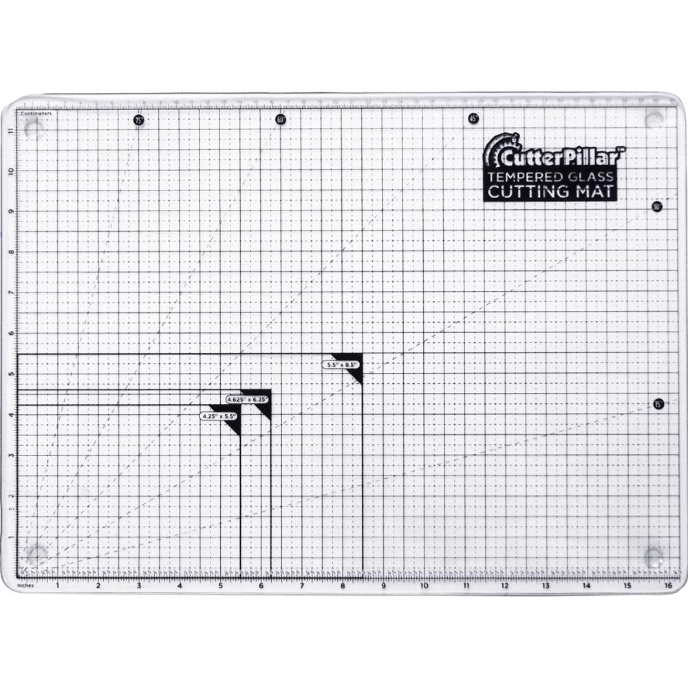 Cutterpillar Glo Tempered Glass Cutting Mat