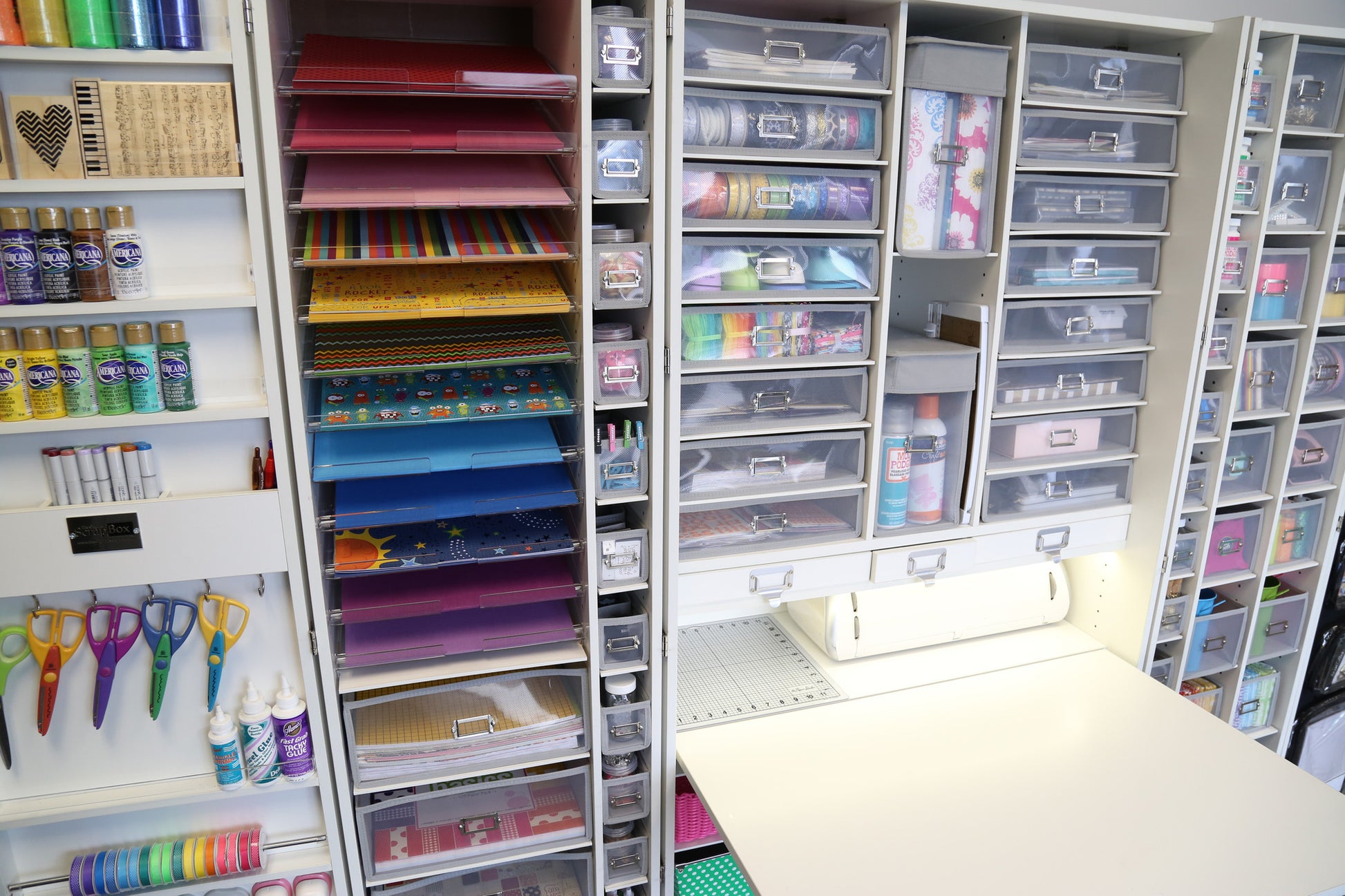 Acrylic Paper Shelving 6-pack - The Original ScrapBox