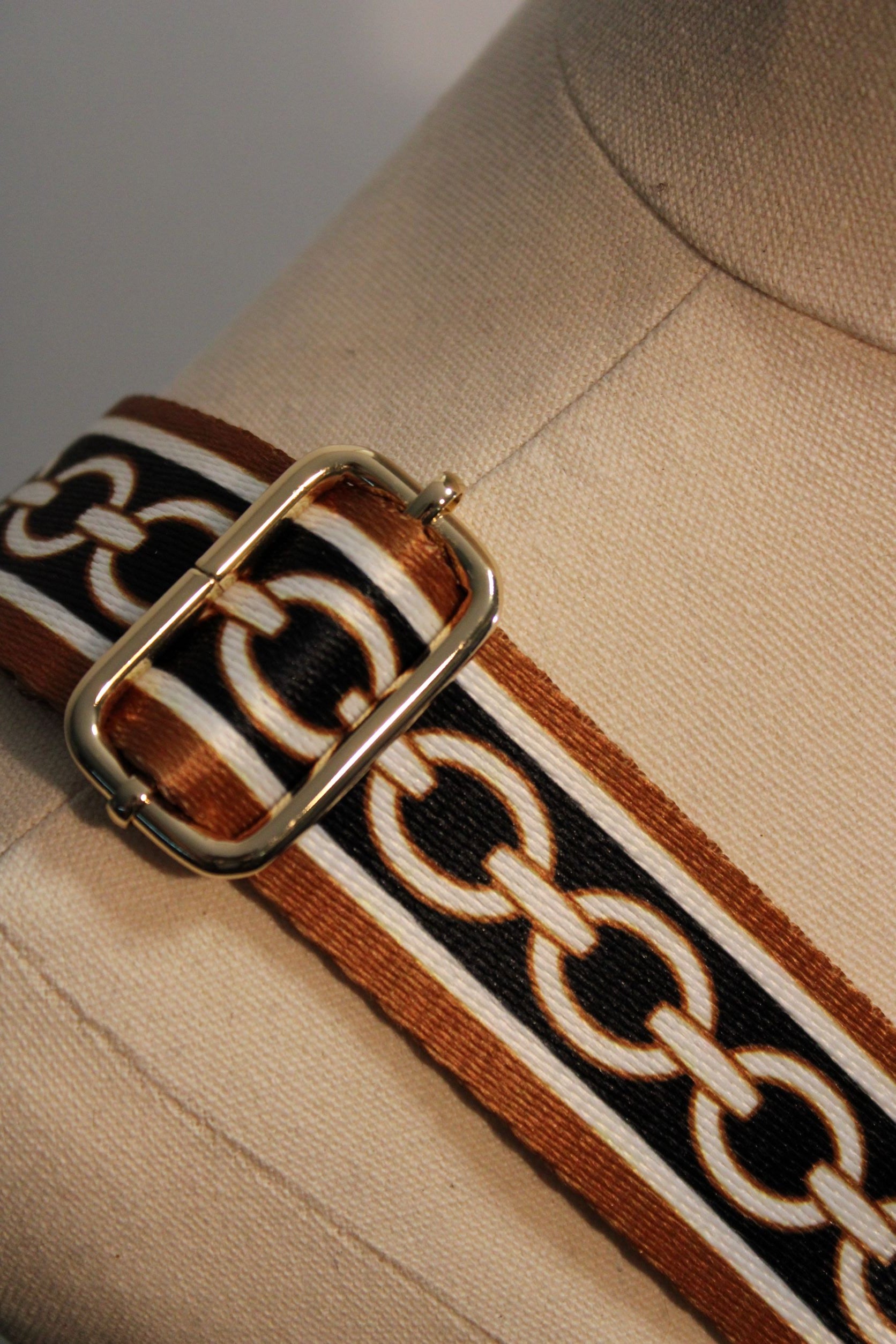 Bag Strap - Ivory/Black/Cinnamon/Cream Chain – Zoola Craft