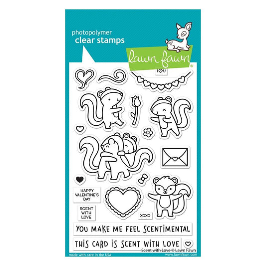 Lawn Fawn Clear Stamps - Scent With Love