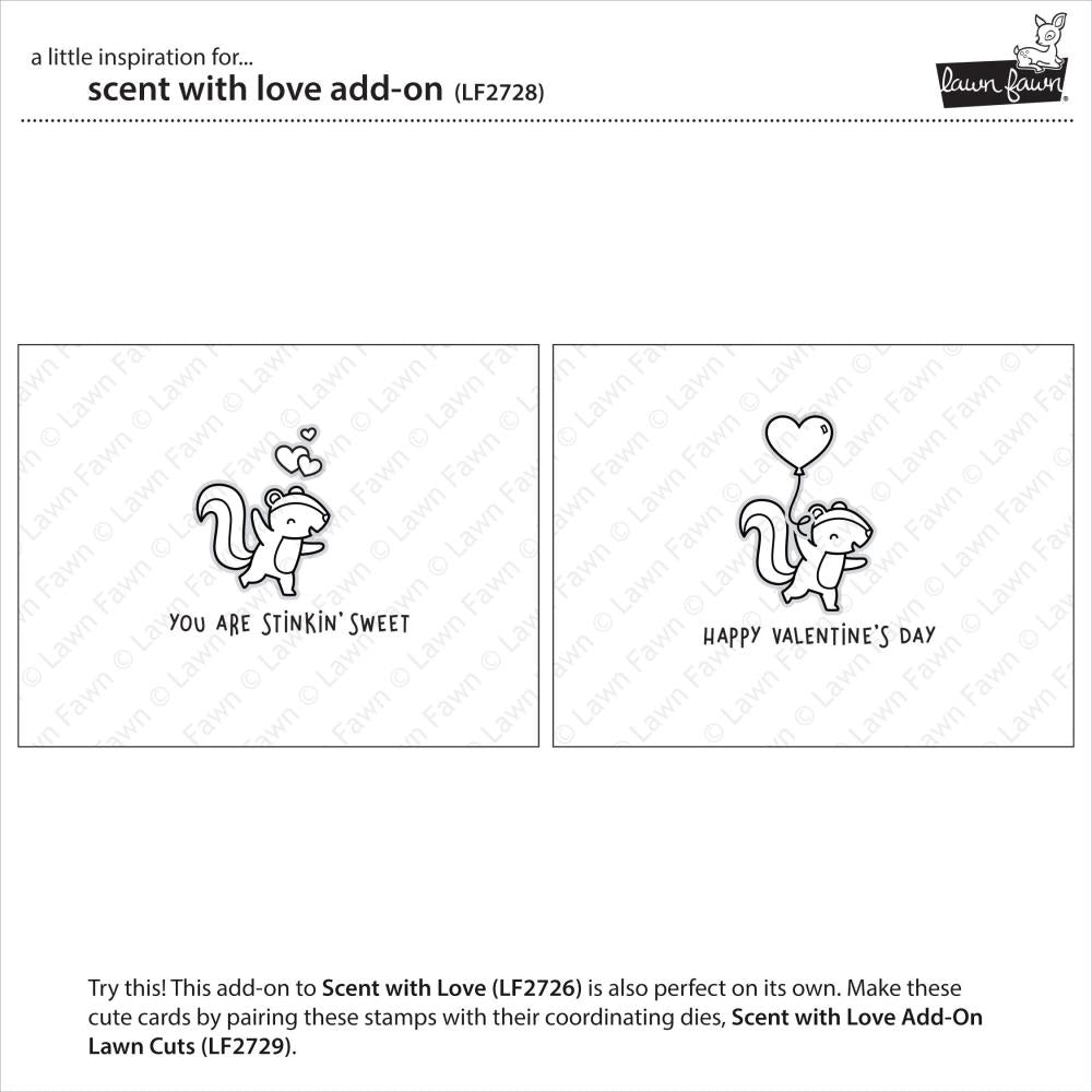 Lawn Fawn Clear Stamps - Scent With Love Add-On