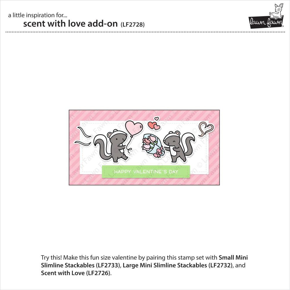 Lawn Fawn Clear Stamps - Scent With Love Add-On