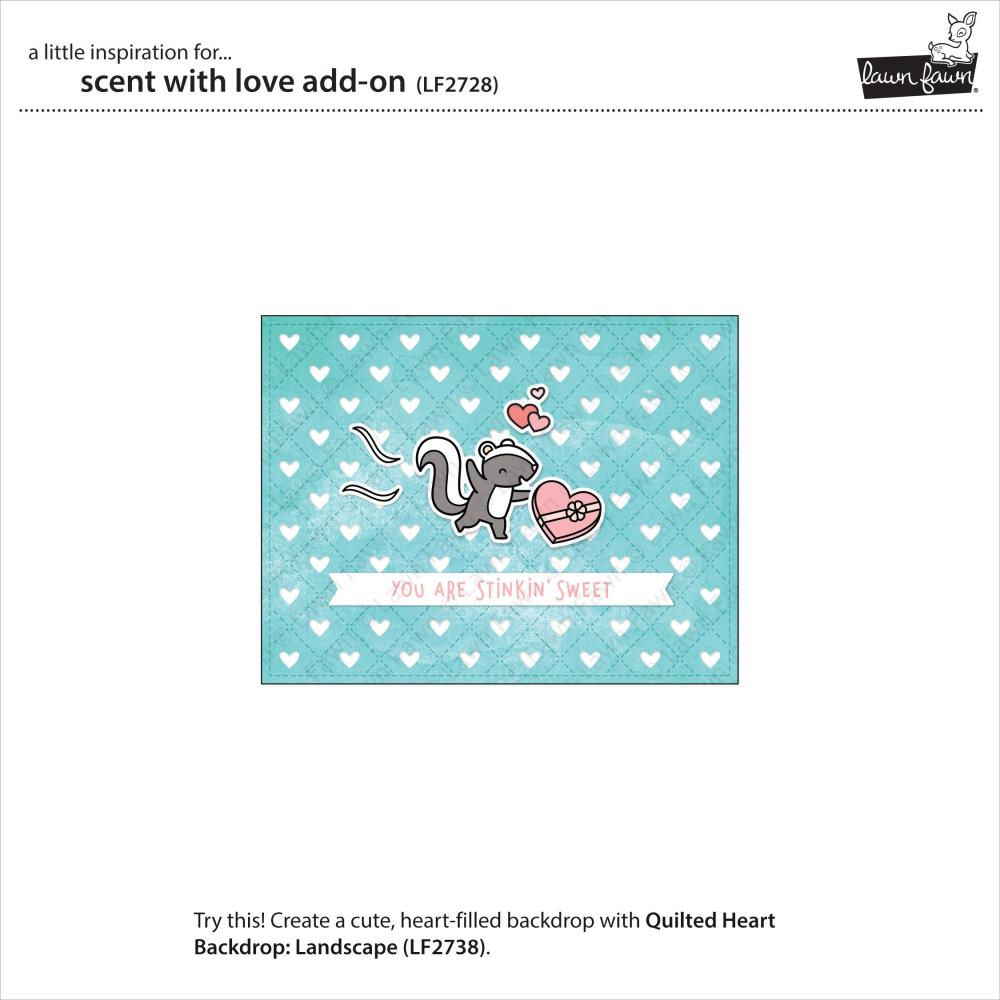 Lawn Fawn Clear Stamps - Scent With Love Add-On