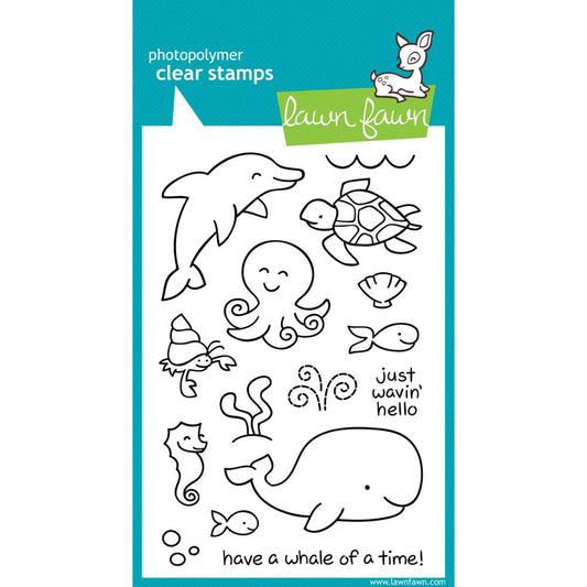 Lawn Fawn Clear Stamp - Critters in the Sea