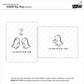 Lawn Fawn Clear Stamps - RAWR Flip-Flop