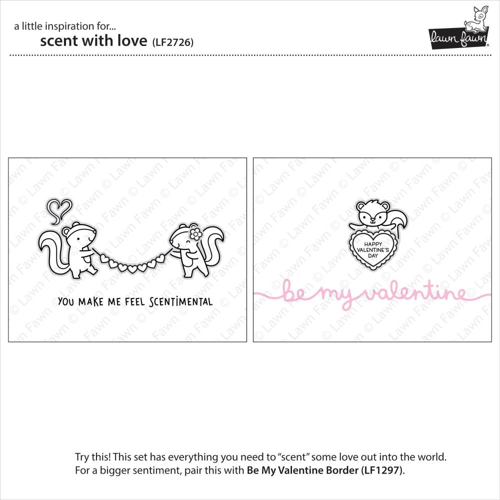Lawn Fawn Clear Stamps - Scent With Love