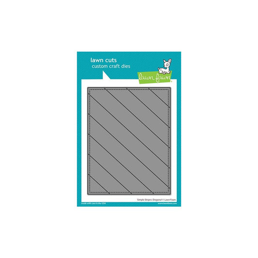 Lawn Fawn Custom Craft Dies - Simple Stripes - Diagonal