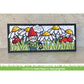 Lawn Fawn Custom Craft Dies - Slimline Tropical Leaves Border