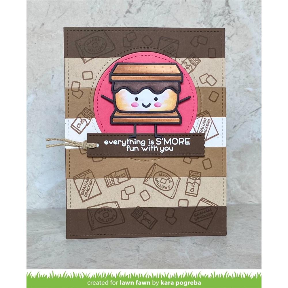 Lawn Fawn Custom Craft Dies - Smiley S'More