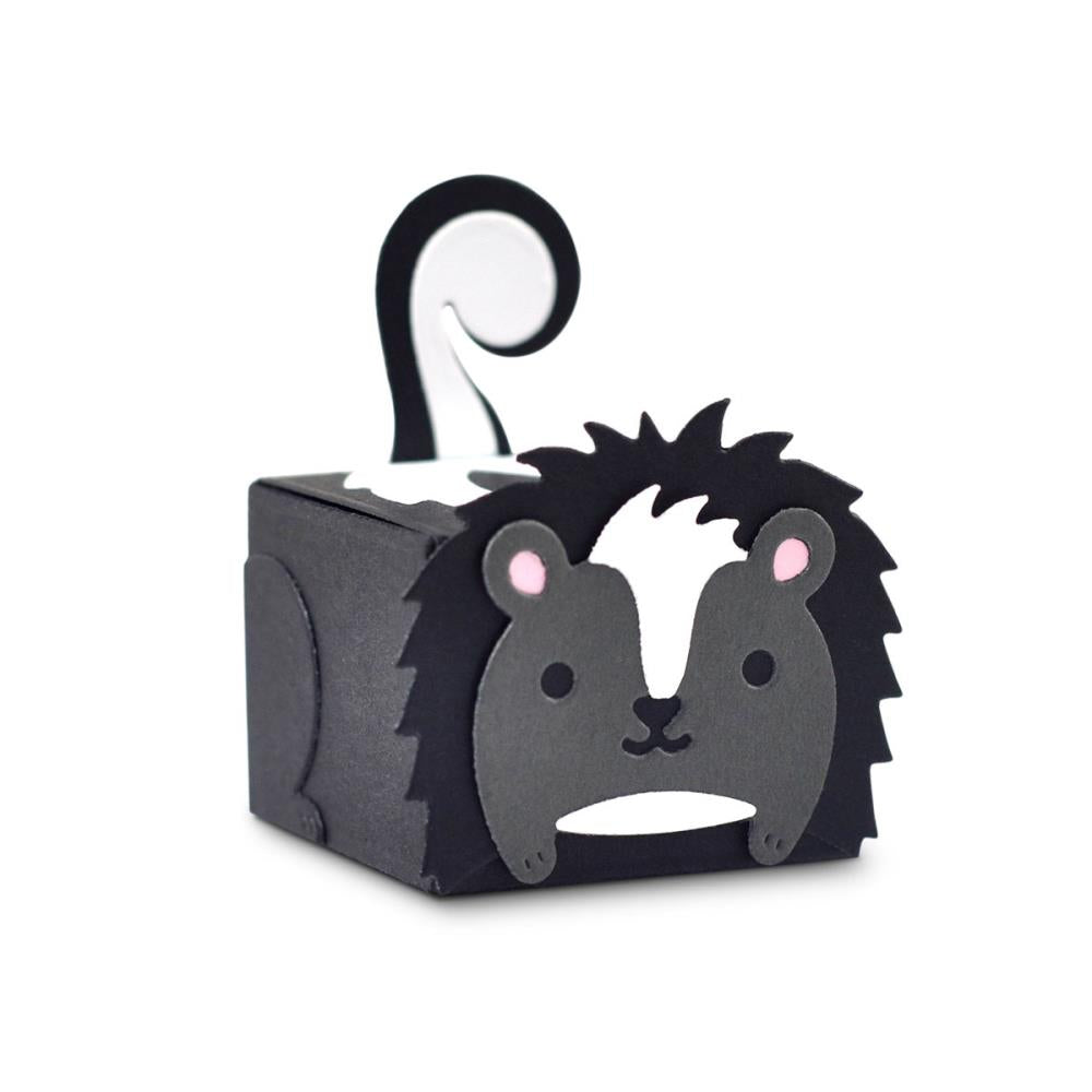 Lawn Fawn Custom Craft Dies - Tiny Gift Box Skunk Add-On