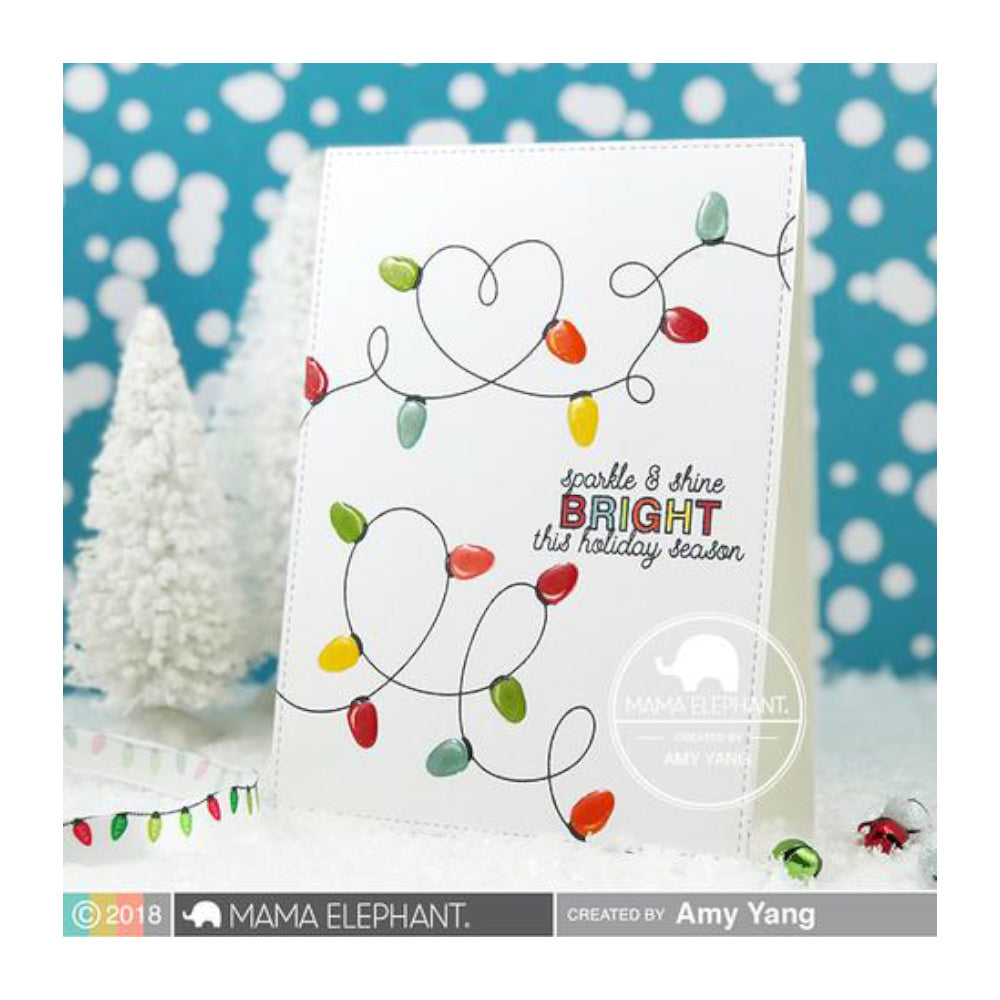 Mama Elephant - Clear Stamp set - Bright Lights