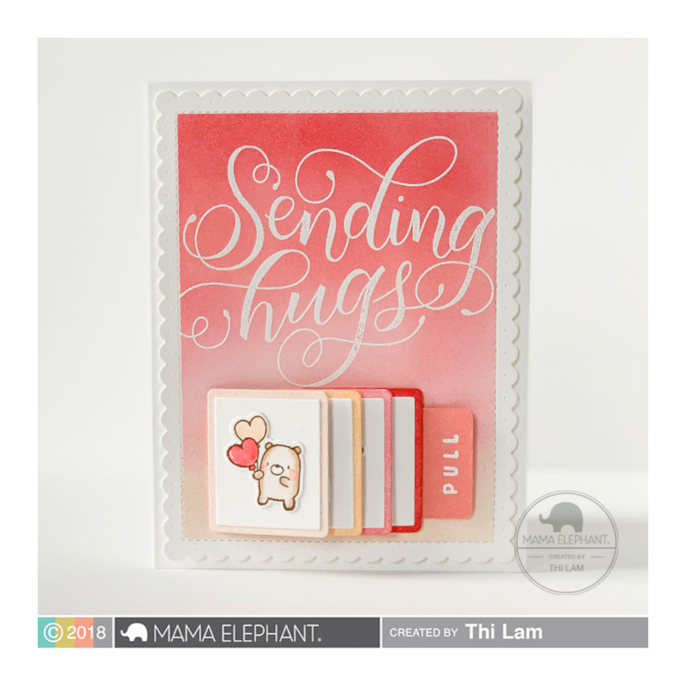 Mama Elephant - Stamp - Sending Hugs