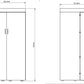Midi-Crafter Craft Cabinet
