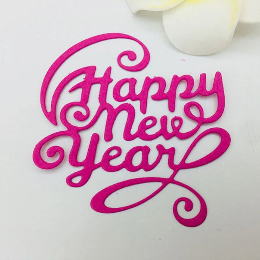 New Year Craft Die - Happy New Year!